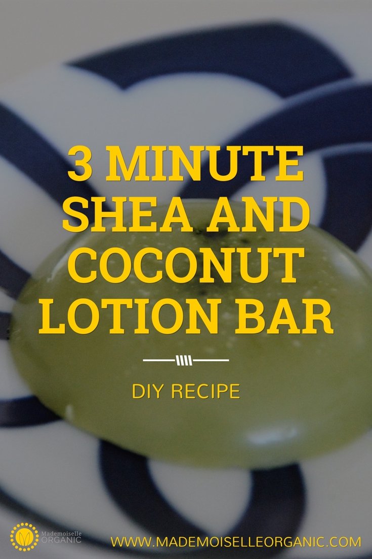 3 Minute Shea and Coconut Lotion Bar