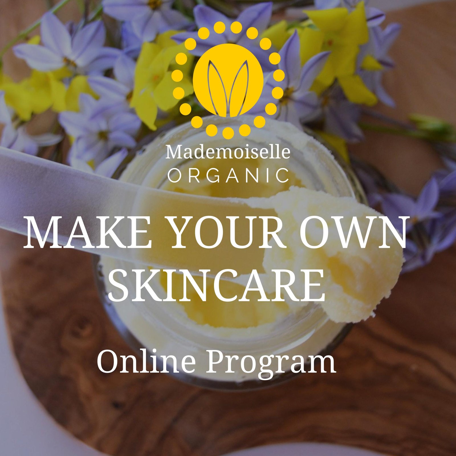 Make your own skincare program - Discover my online courses