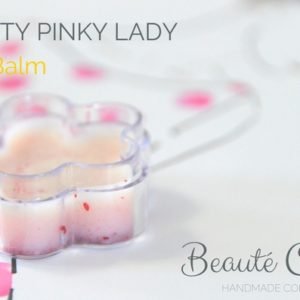 NUTTY PINKY LADY LIP BALM - Beauté Chic- handmade collection by Mademoiselle Organic