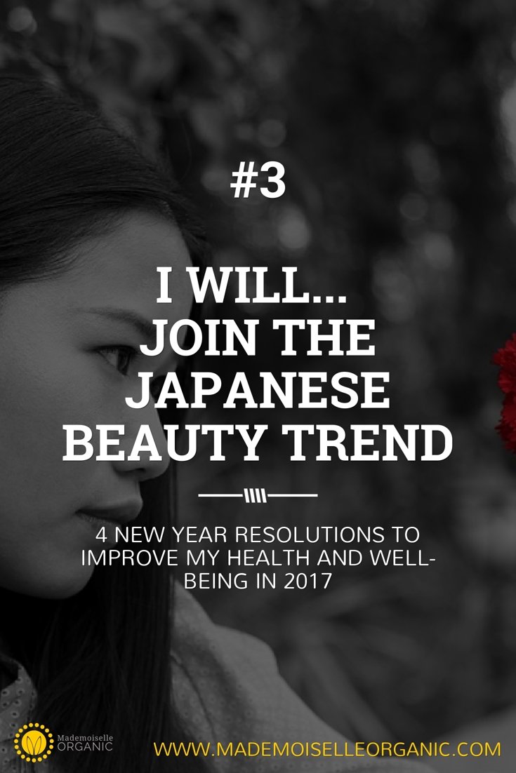 New Year Resolution #3: I will join the Japanese beauty trend ^^