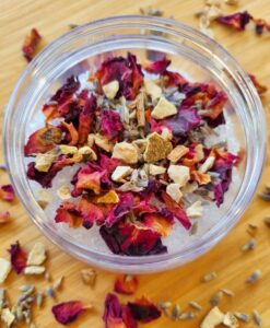 Make Bath Salts and A Body Scrub Using Dry Flowers and Fruits - Live and Box Class (Australia)