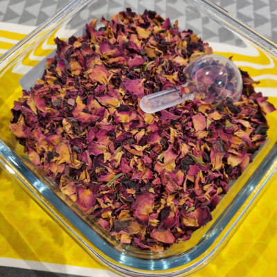 Dried petals-Sustainable skincare workshop