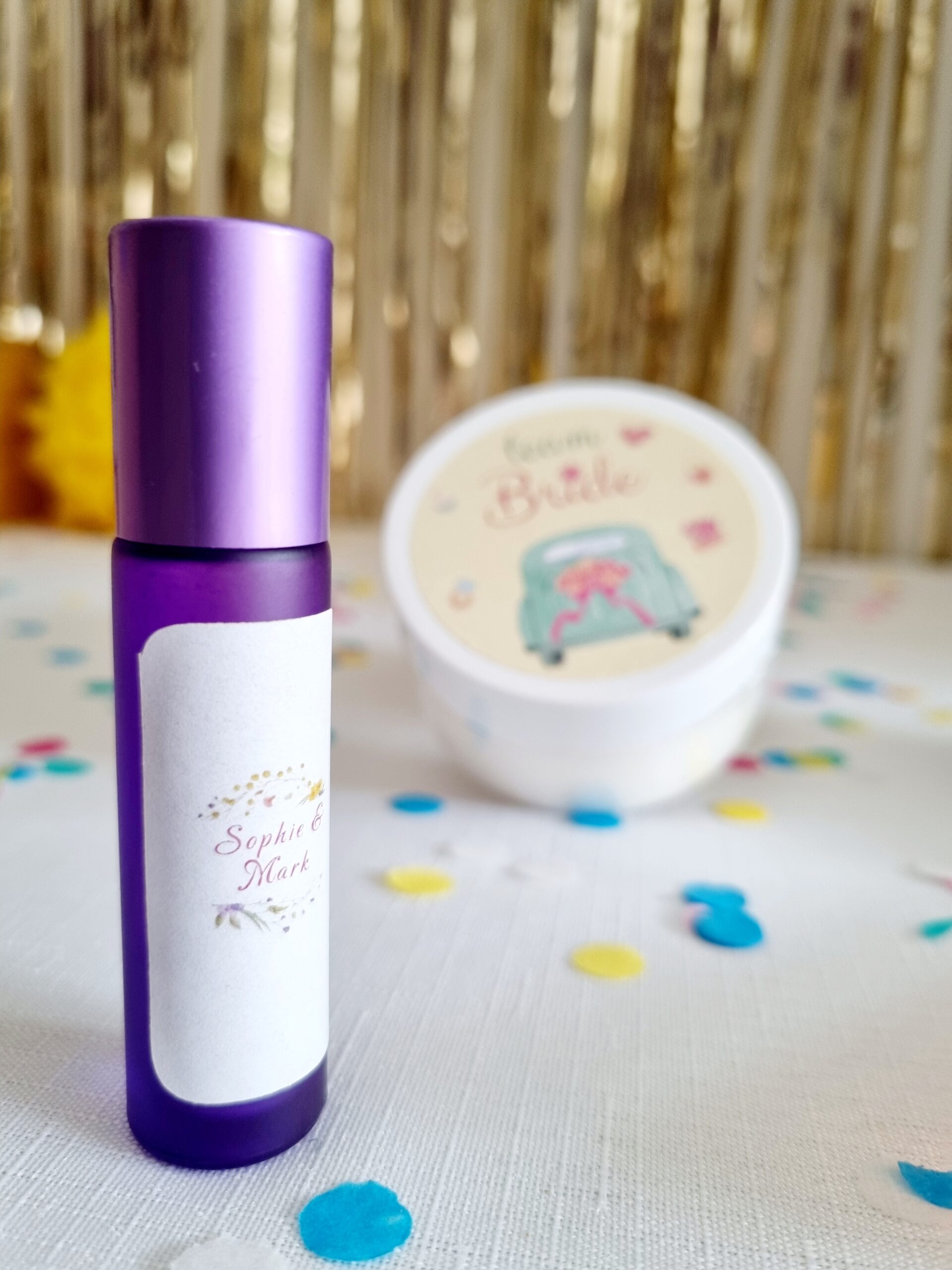Wedding guest activities at a DIY essential oil perfume station where guests create personalised perfumes at a wedding in Australia.