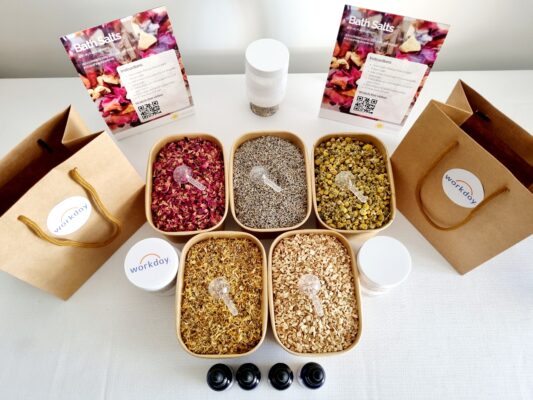 How to Organise a DIY Bath Salts Station for Your Office