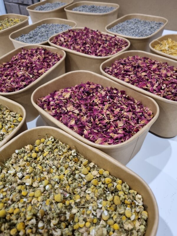 Bath Salts Station Corporate Wellness Activity Supplies for Atlassian Mother's Day event